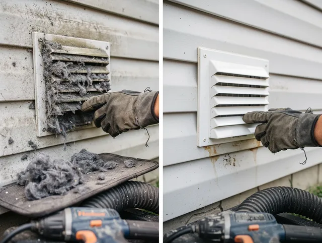 Residential dryer vent cleaning by Simsbury Dryer Vent Cleaning in Simsbury